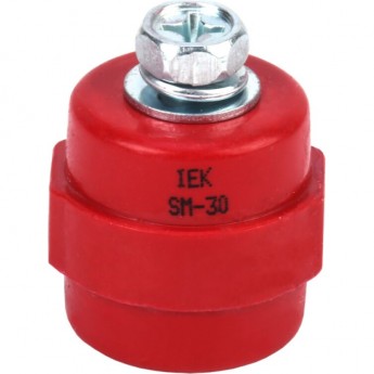 Изолятор IEK SM30 (М8) силовой с болтом - YIS11-30-08-B