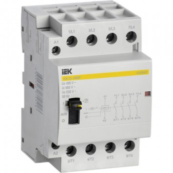Модульный контактор с ручным управлением IEK КМ25-40МР AC KARAT