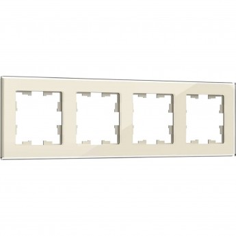 Рамка 4-м IEK BRITE РУ-4-2-БрВа