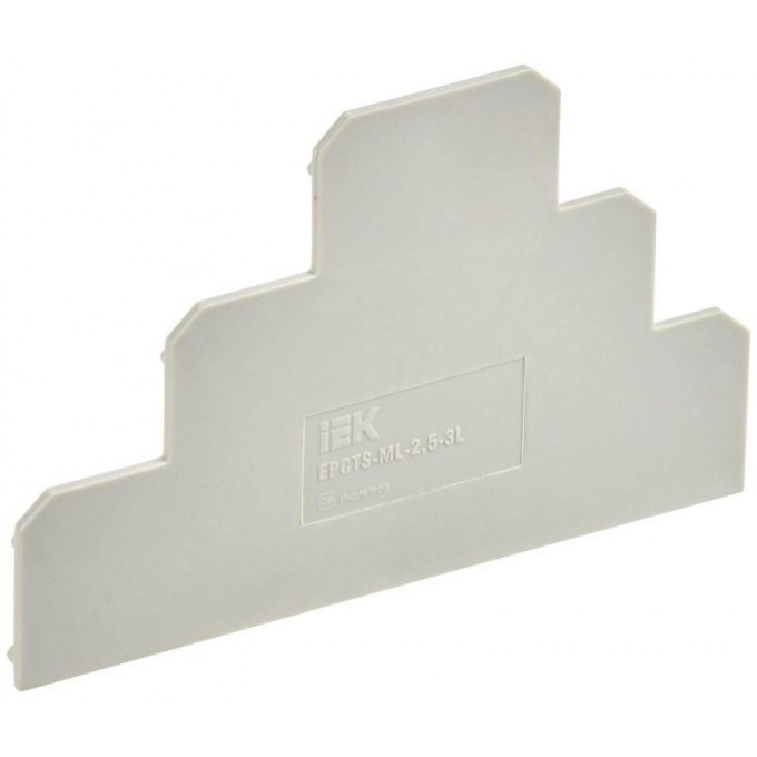 Заглушка IEK для CTS-ML 3 ур. 2.5кв.мм YCT13-00-3-K03-002-ZGL